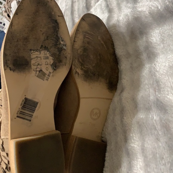 MK Taupe Fringe bootie - Picture 7 of 8